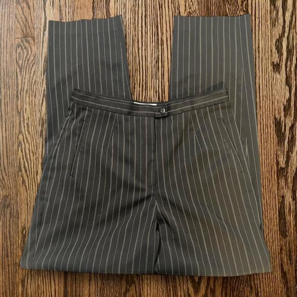 Black and white pinstripe pants - Picture 2 of 4